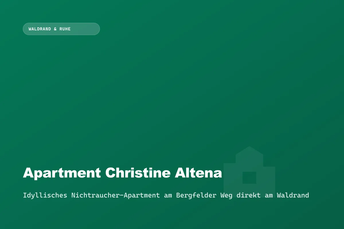 Apartment Christine Altena