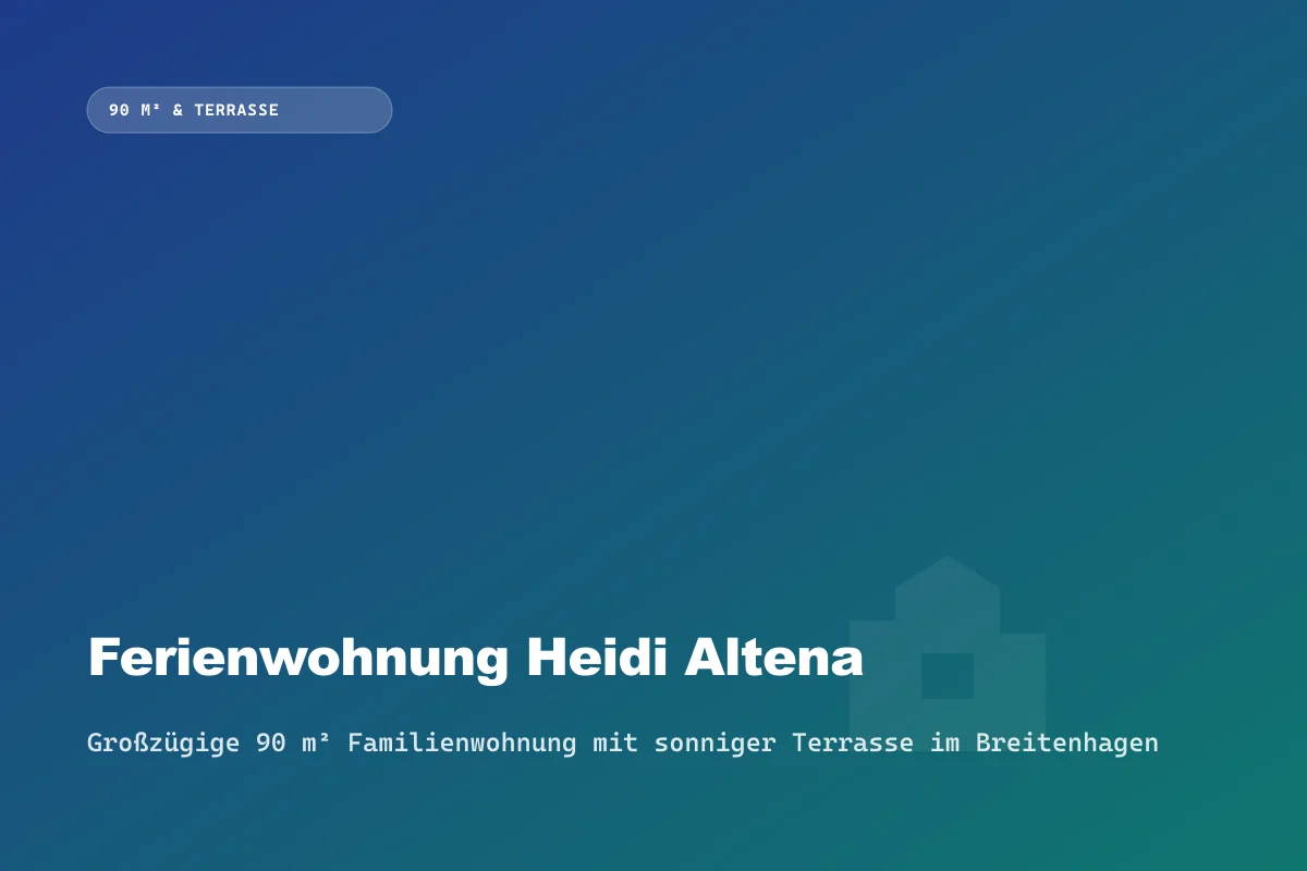 Ferienwohnung Heidi Altena