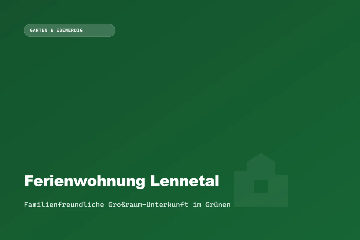 Ferienwohnung Lennetal Altena